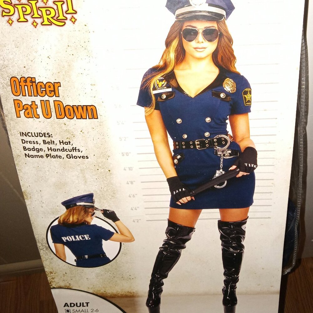 Spirit ladies officer pat u down halloween costume
